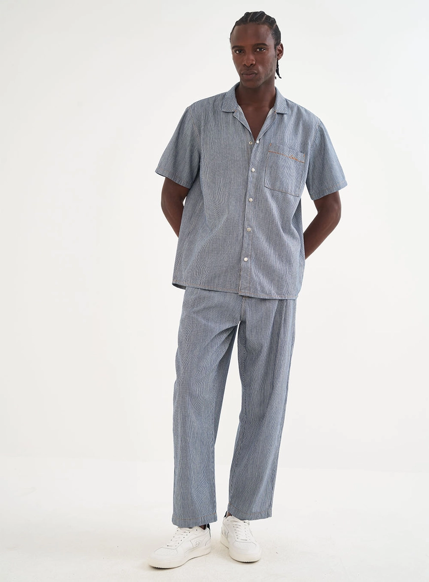 Calça Masculina  Alfaiataria -  Slouchy