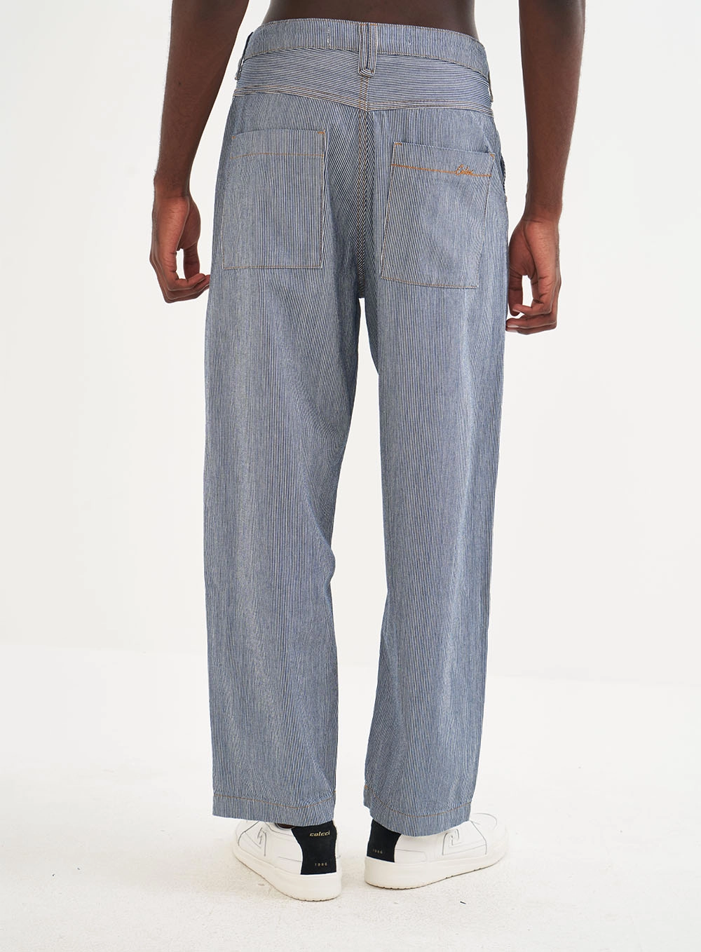 Calça Masculina  Alfaiataria -  Slouchy Índigo