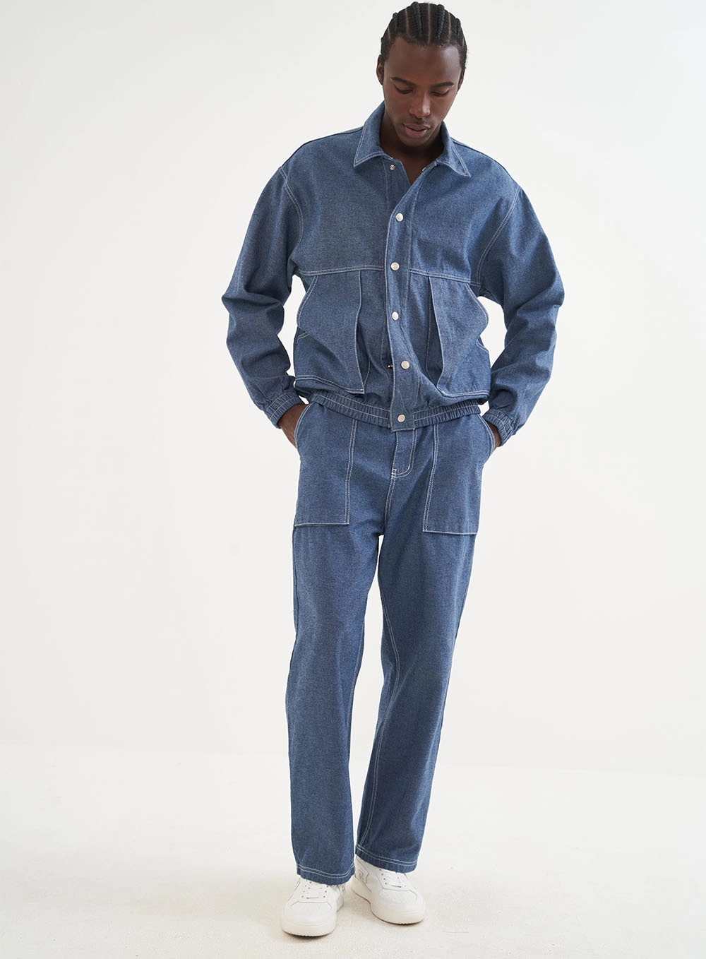 Calça Masculina Jeans Loose Índigo