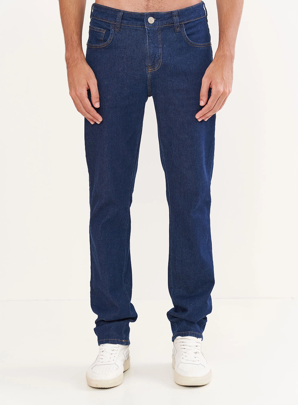 Calça Masculina Jeans Relaxed Fit - Alex Índigo