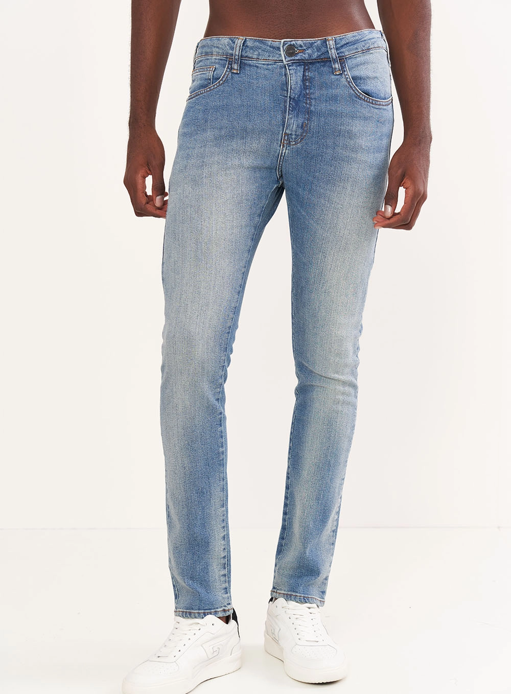 Calça Masculina Jeans Skinny - Felipe Índigo