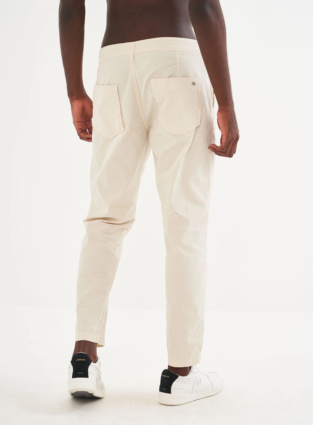 Calça Masculina Sarja New Chino Bege Italian