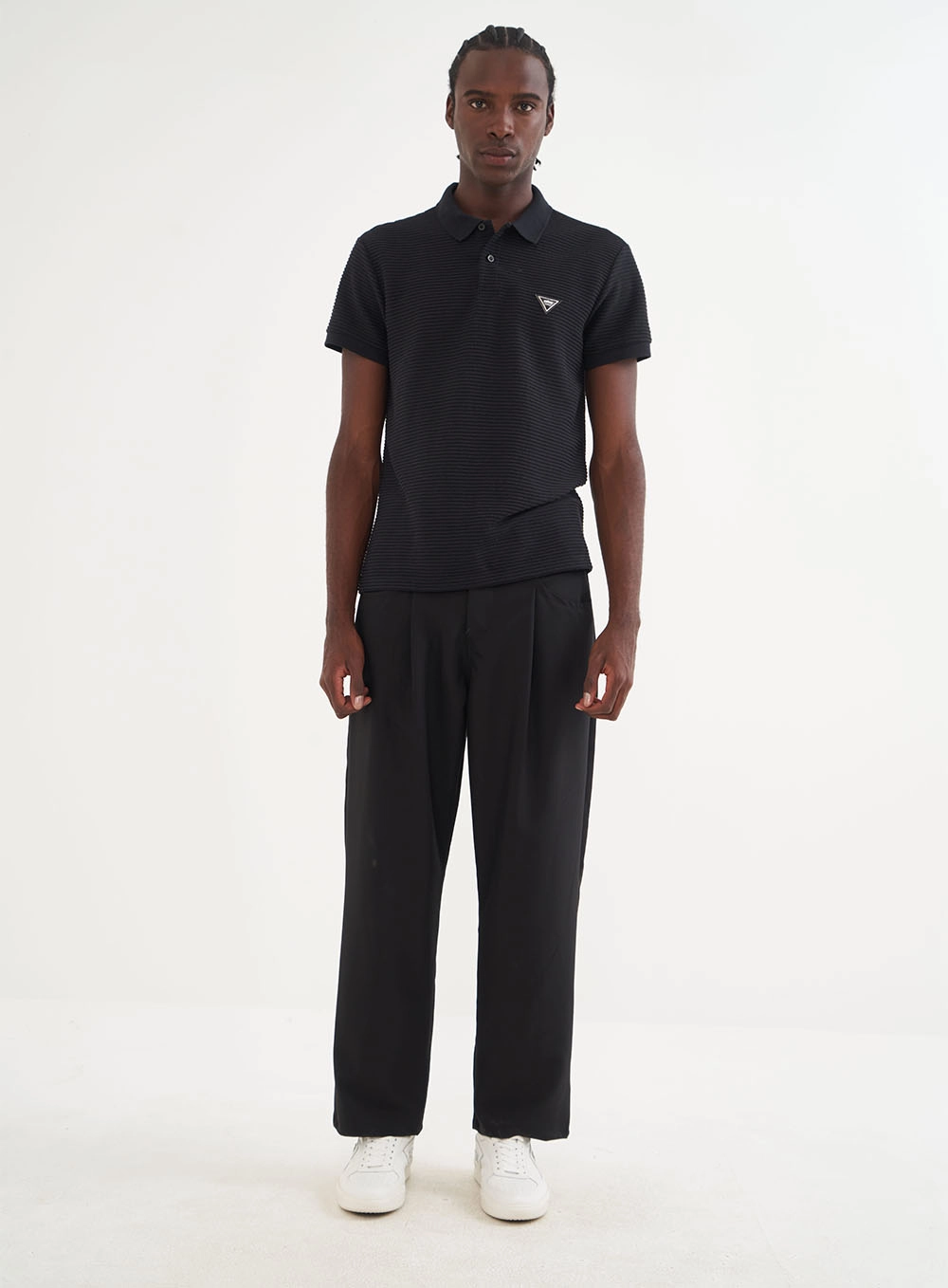 Calça Masculina Alfaiataria - Loose Fit Preto