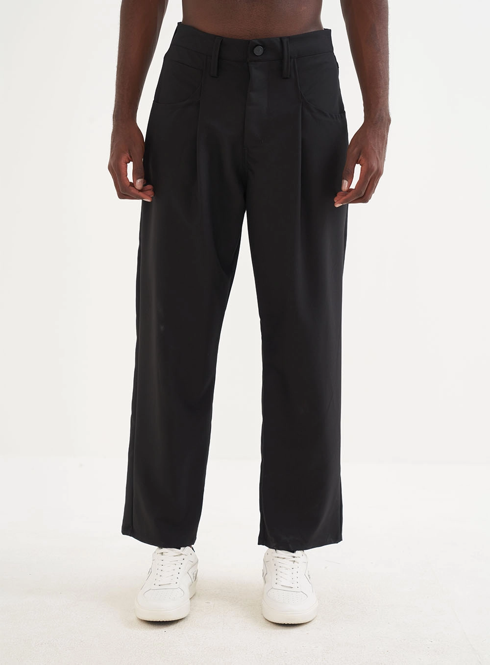 Calça Masculina Alfaiataria - Loose Fit Preto