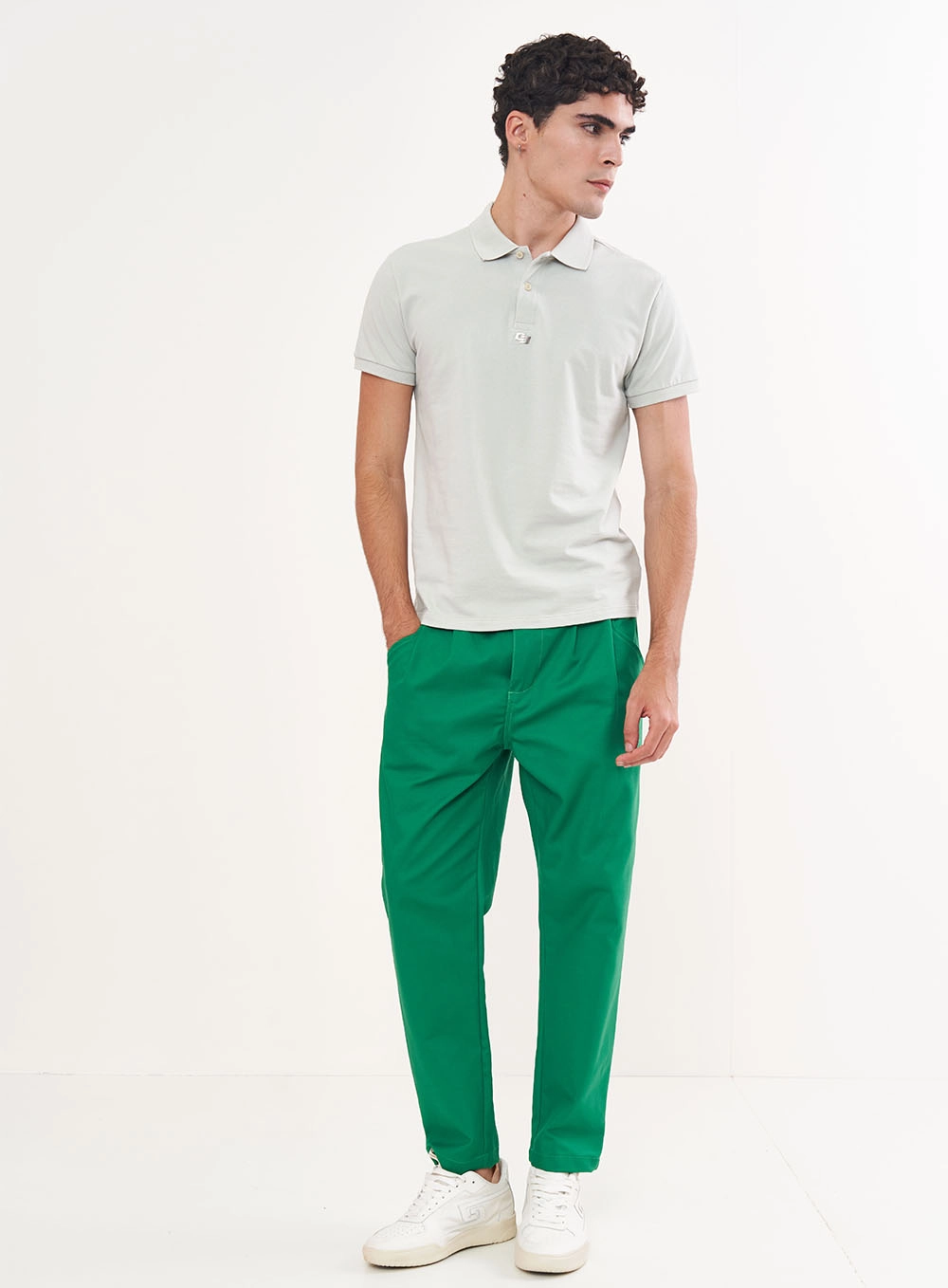 Calça Masculina Alfaiataria - Mônaco Verde