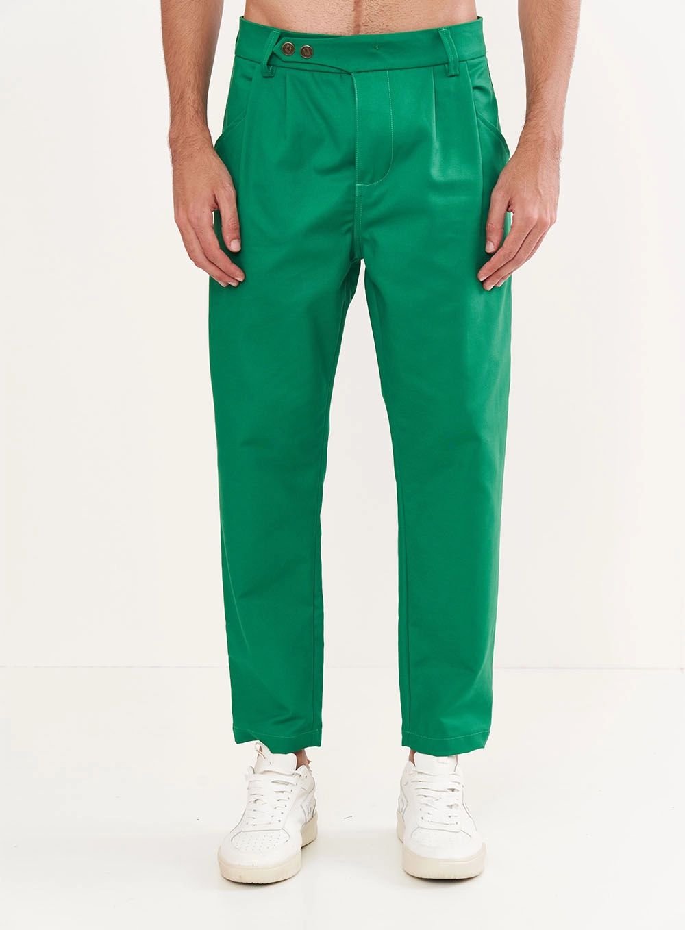 Calça Masculina Alfaiataria - Mônaco Verde