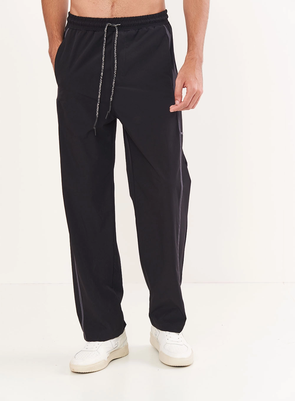 Calça Masculina Com Elástico - João Preto