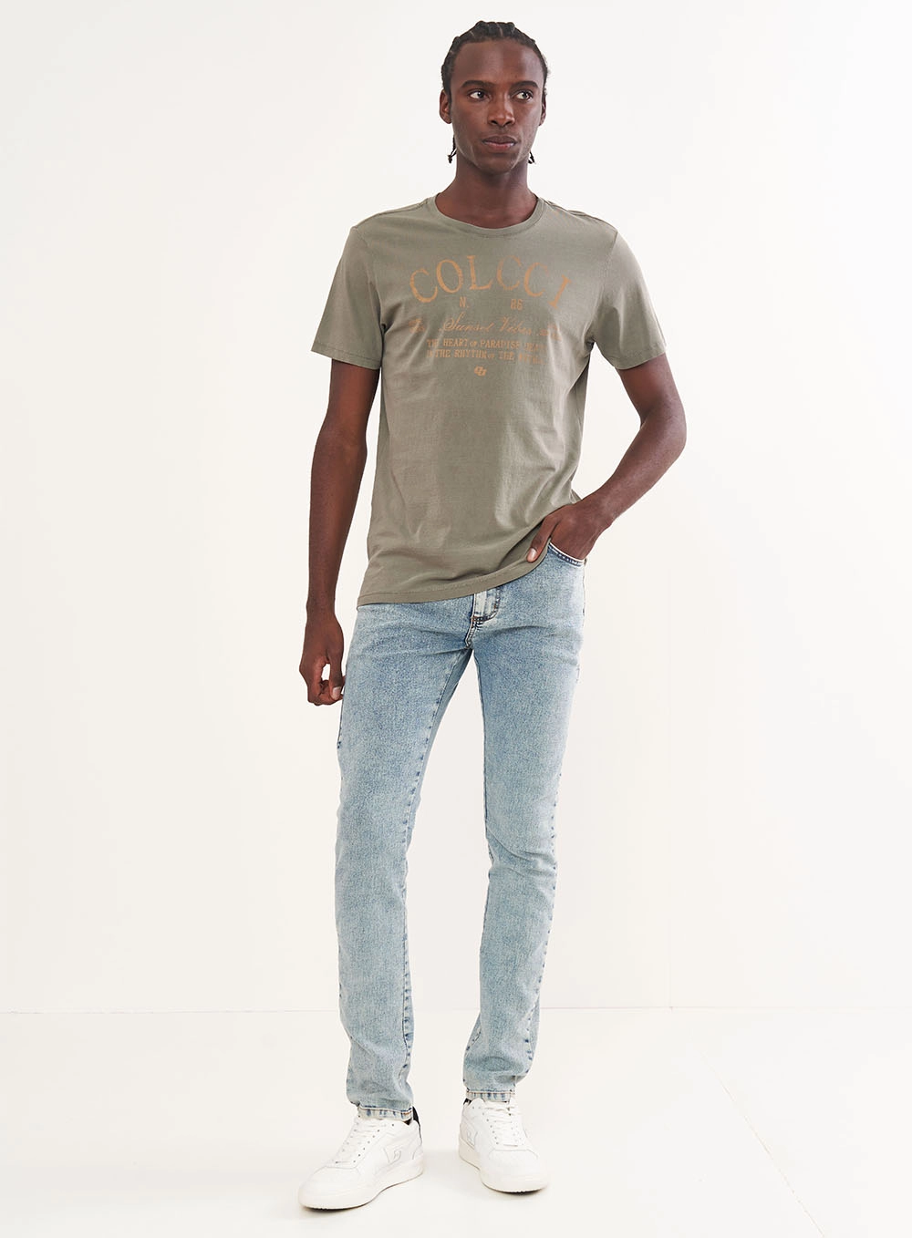 Calça Masculina Jeans Skinny - Felipe Índigo