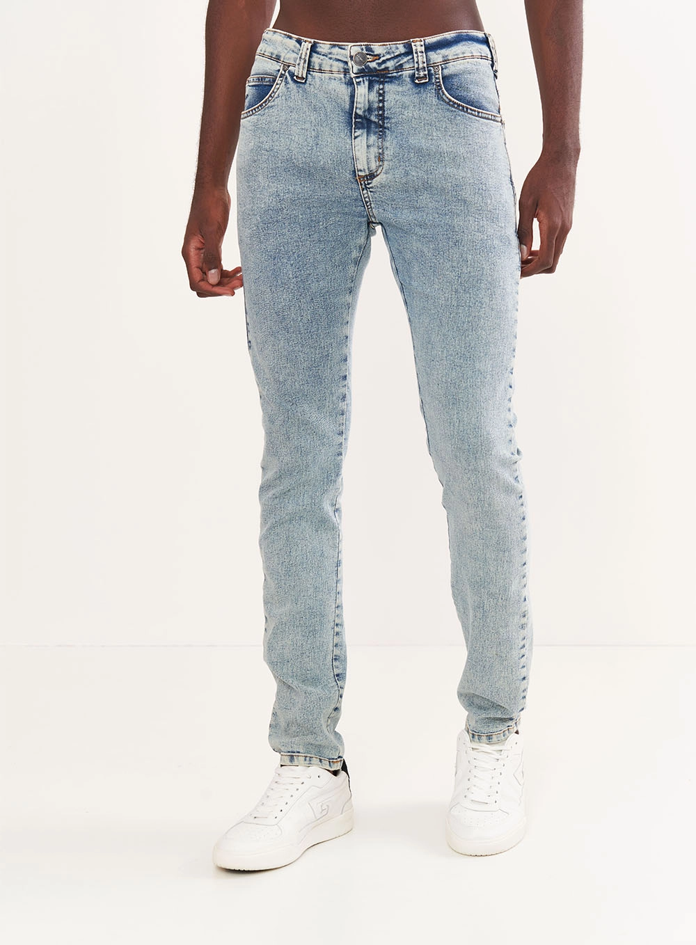 Calça Masculina Jeans Skinny - Felipe Índigo