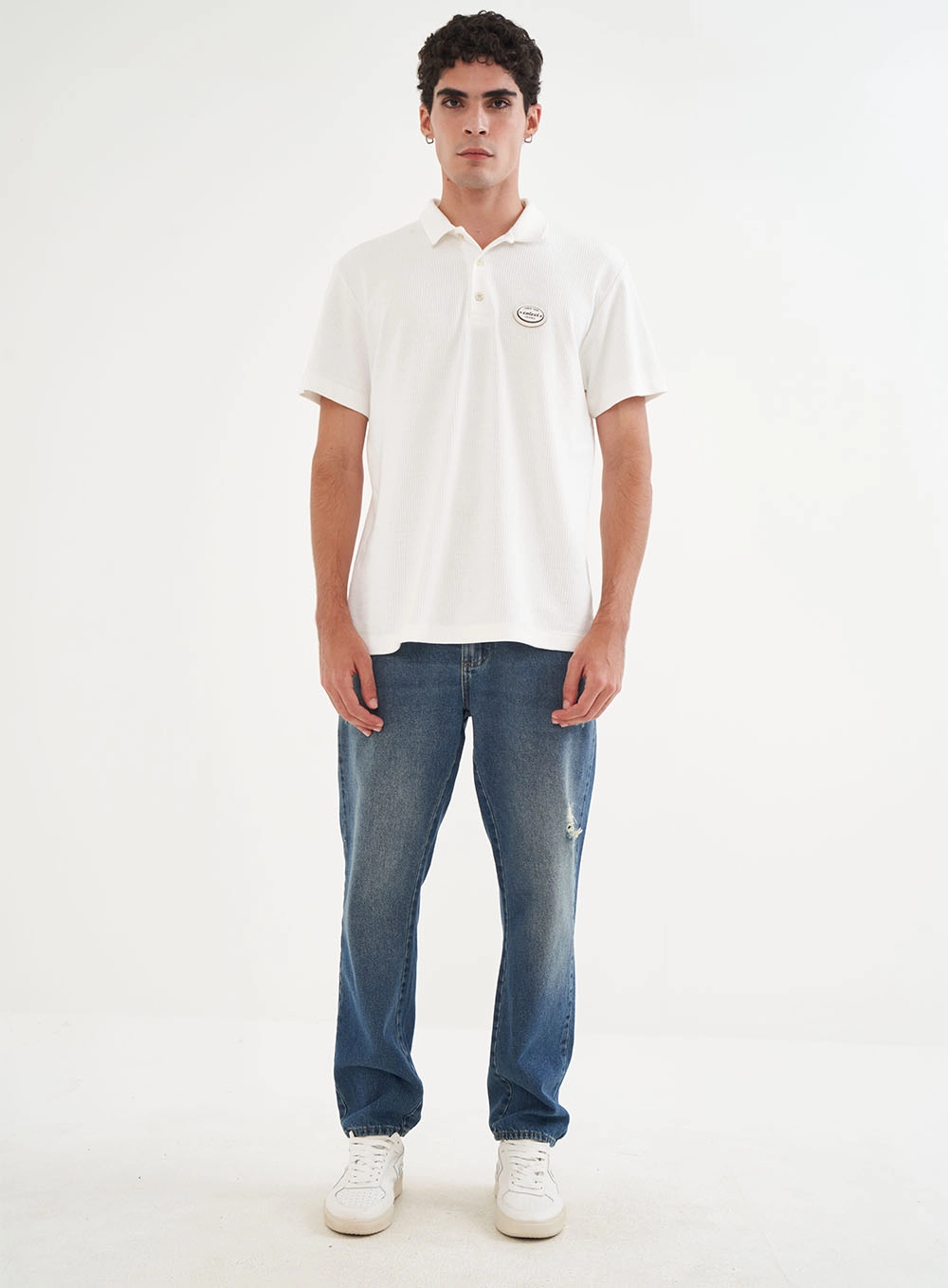 Calça Masculina Jeans Reta Índigo