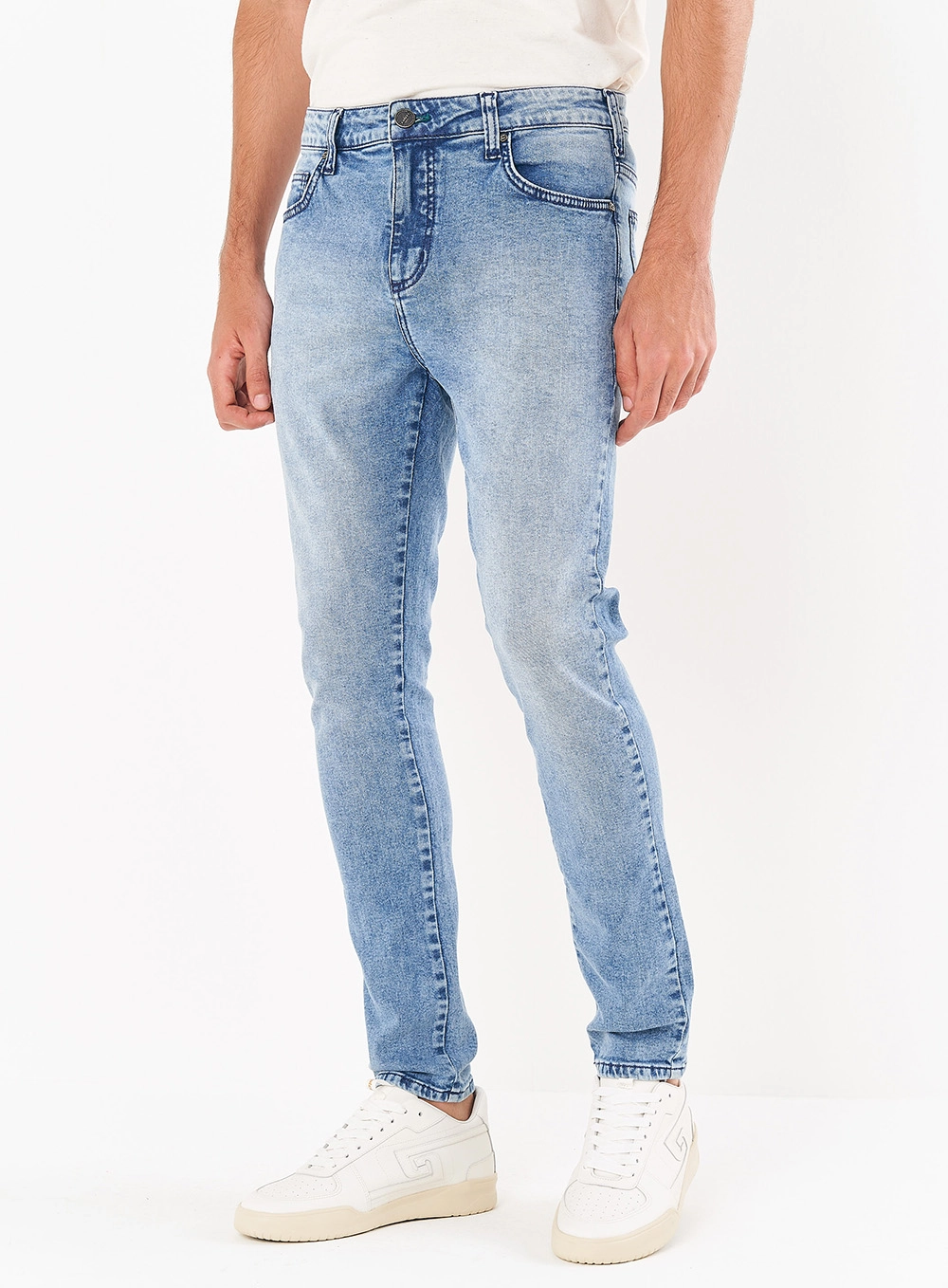 Calça Masculina Jeans Super Skinny Índigo