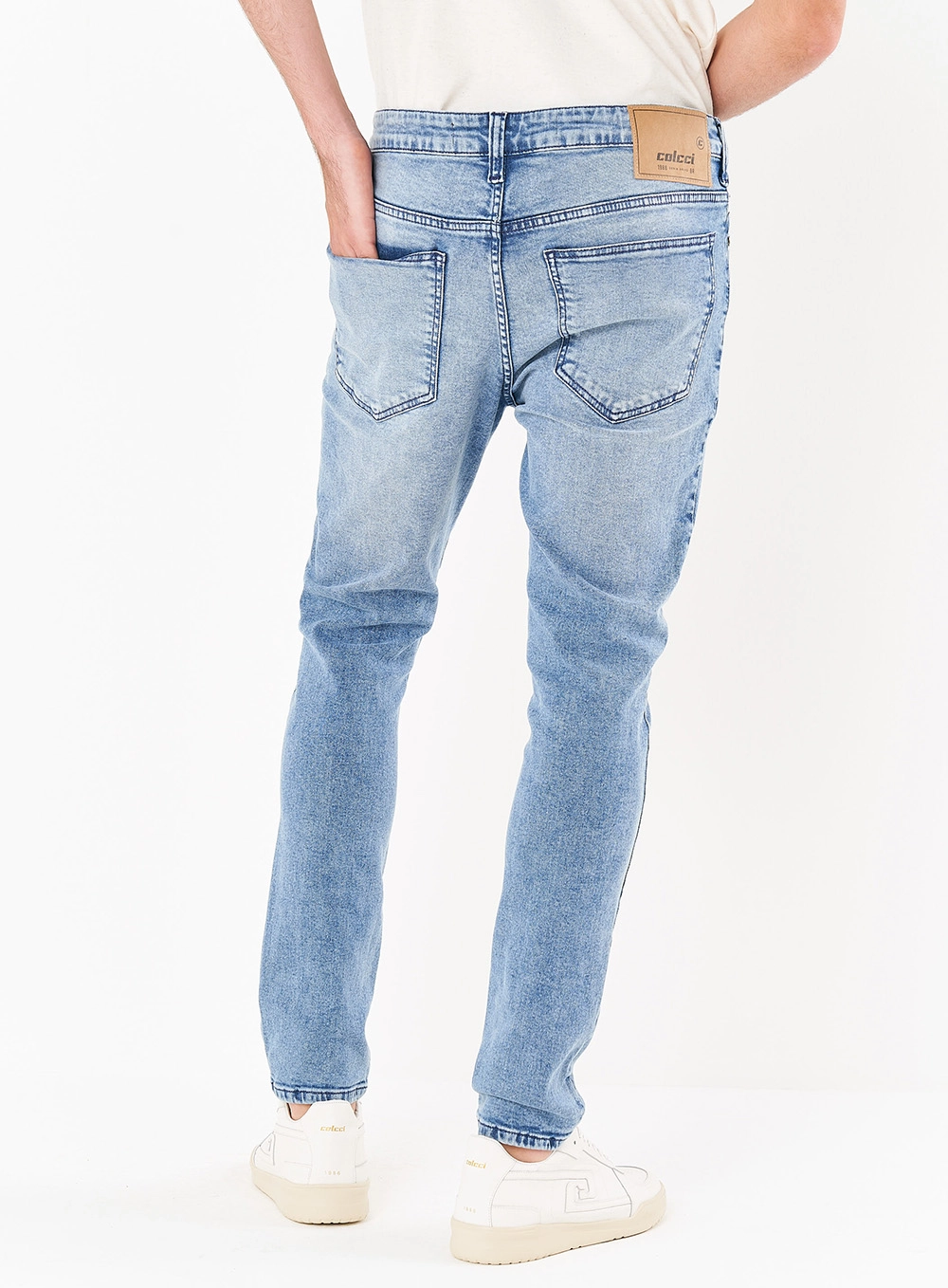 Calça Masculina Jeans Super Skinny Índigo