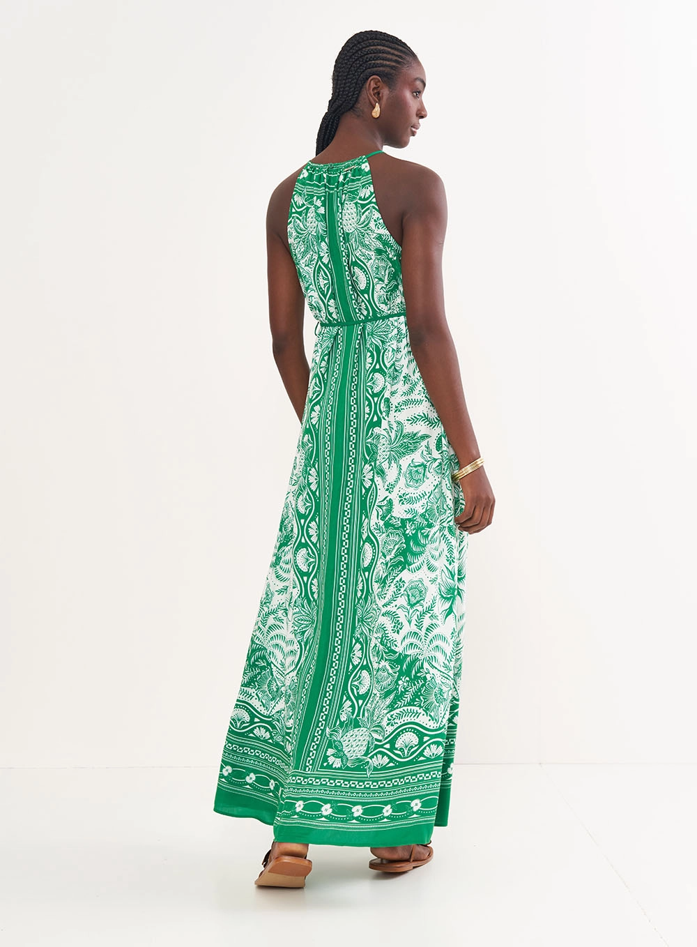 Vestido Longo Estampado Fluido - Riviera Estampados