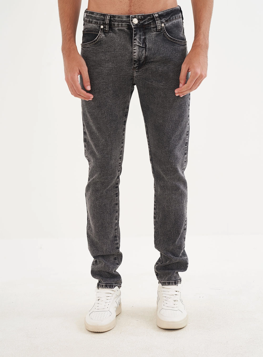 Calça Masculina Jeans -  Felipe Indigo Preto