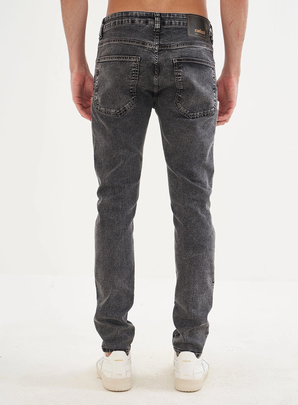 Calça Masculina Jeans -  Felipe Indigo Preto
