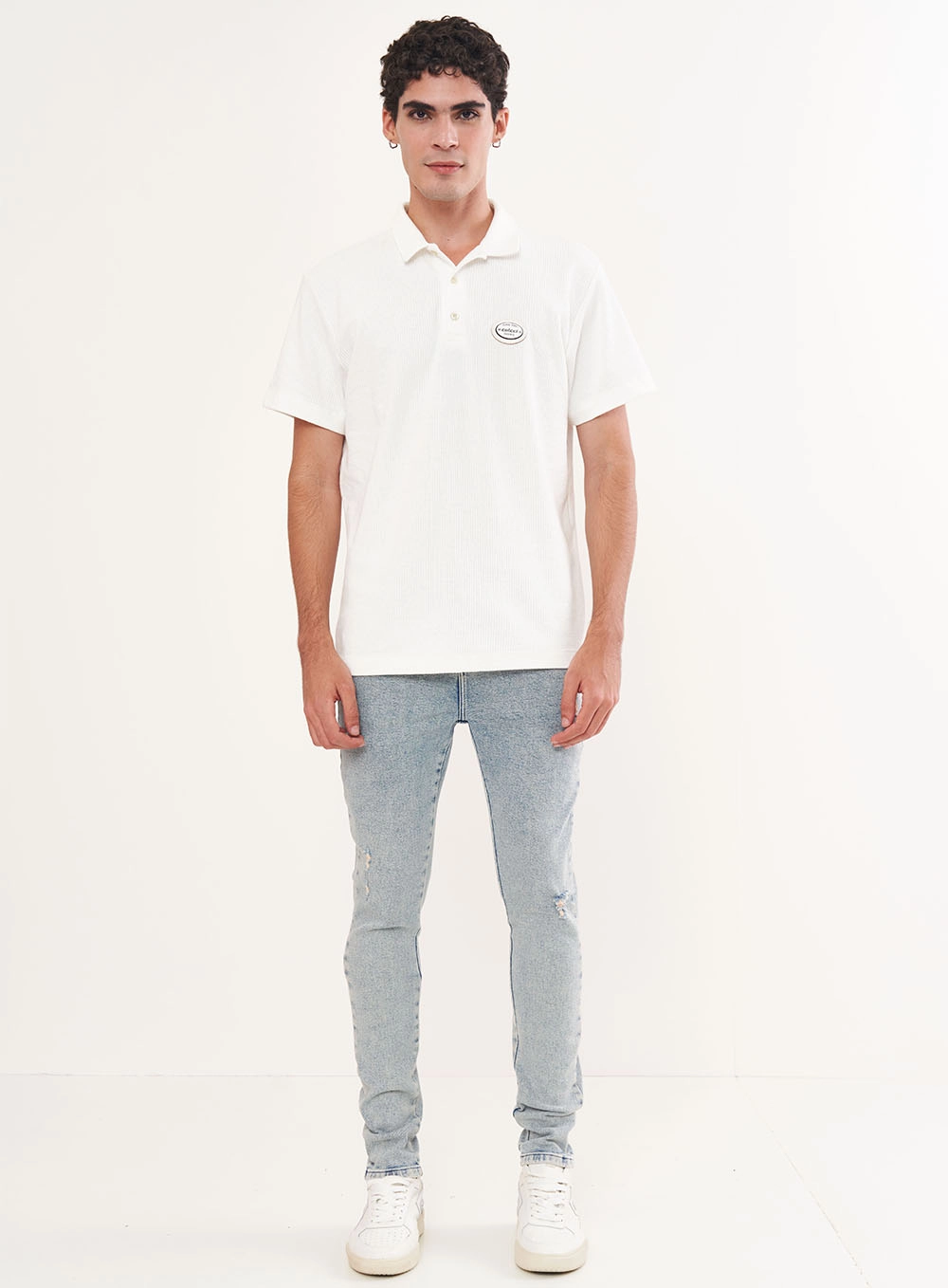 Calça Masculina Jeans Super Skinny Índigo