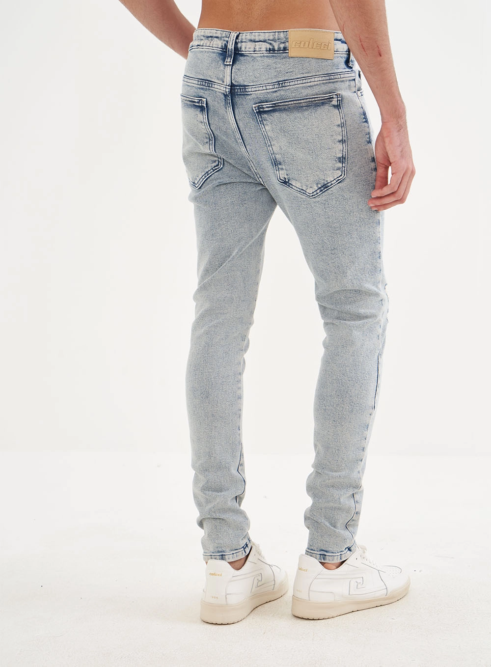 Calça Masculina Jeans Super Skinny Índigo