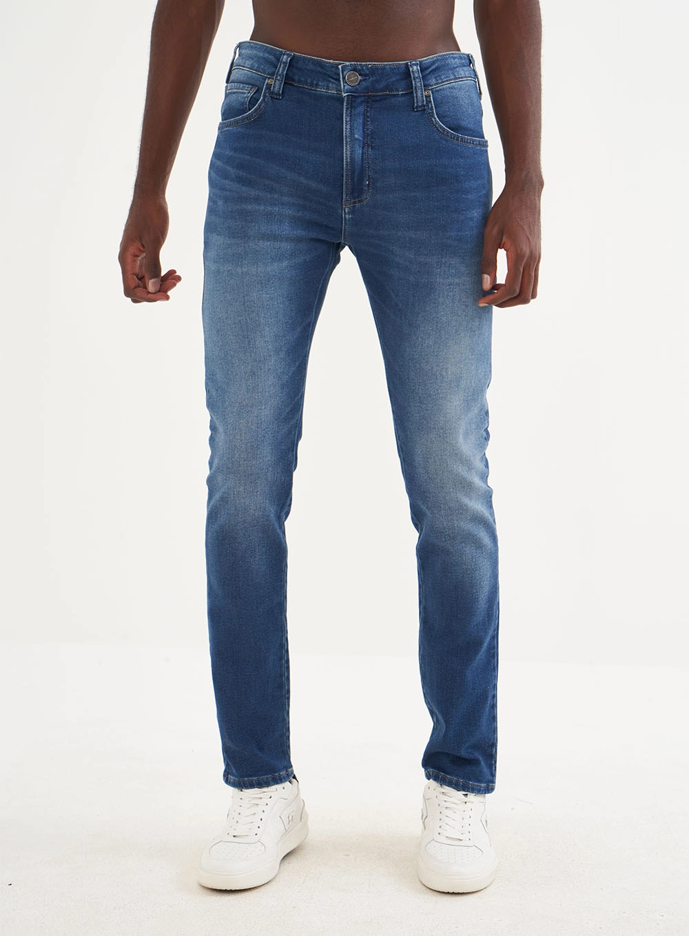 Calça Masculina Jeans Slim - Felipe Índigo