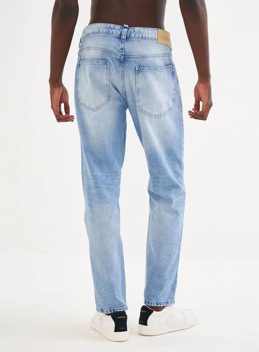 Calça Masculina Jeans Reta Índigo