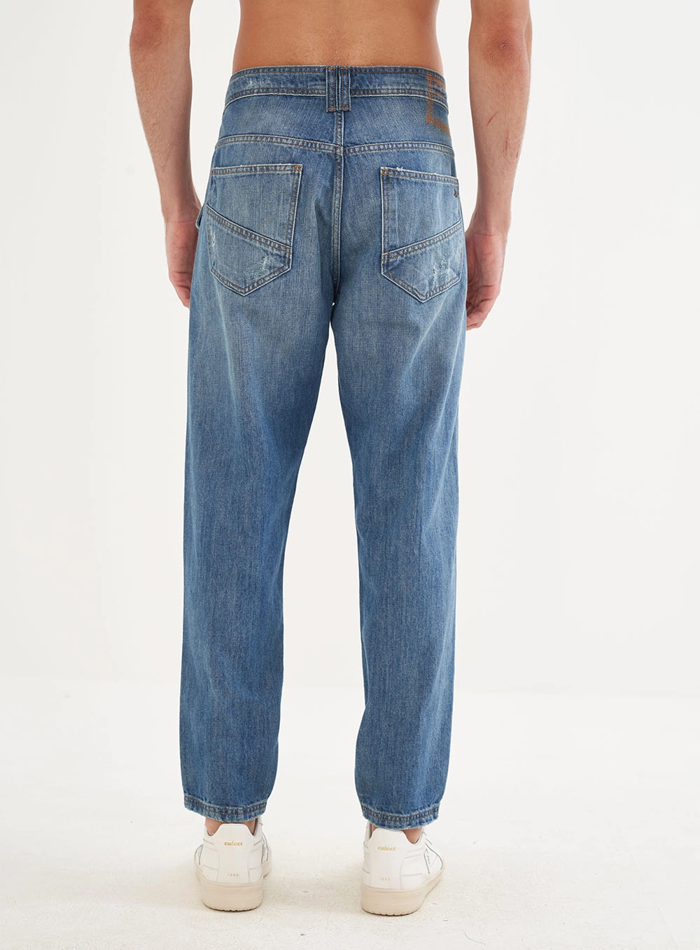 Calça Masculina Jeans Baggy New Chino Índigo