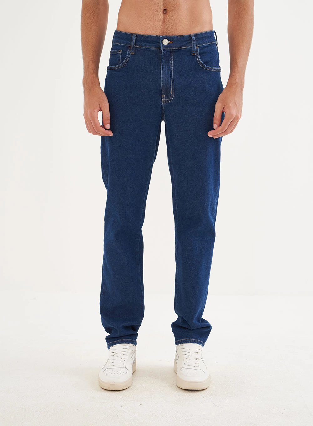 Calça Masculina Jeans Reta New - Alex Índigo