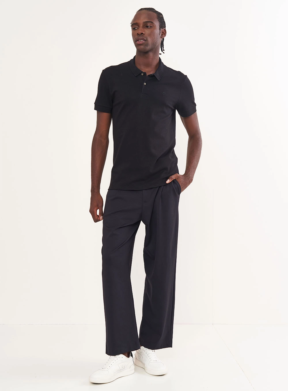 Calça Masculina Jeans Ampla - Slouchy Preto