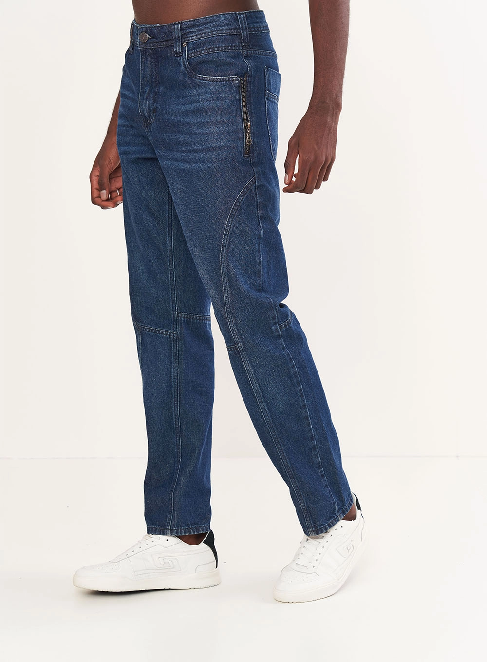 Calça Masculina Jeans Reta Índigo
