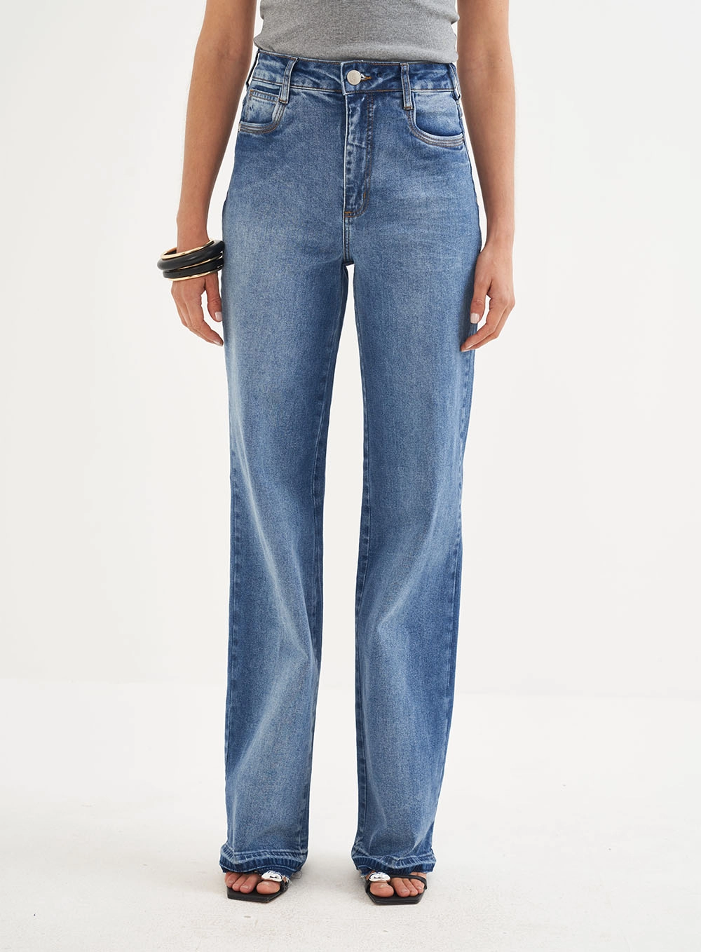 Calça Feminina Jeans Stretch - Juliette Índigo