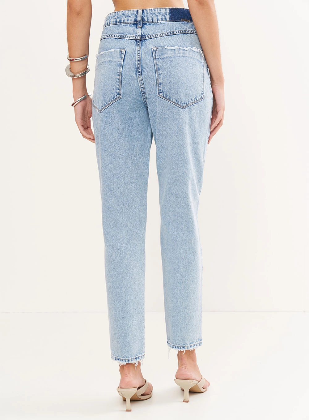 Calça Feminina Jeans Mom - Bruna Índigo