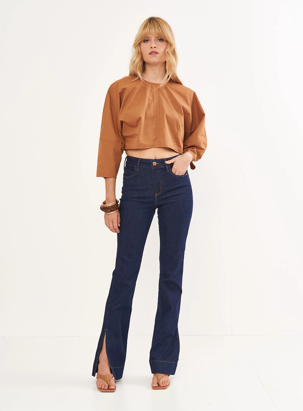Calça Feminina Jeans Reta - Bia Índigo