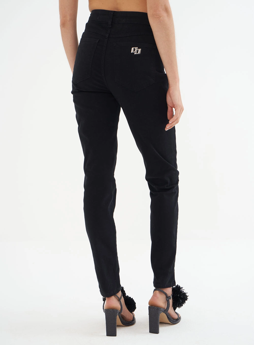 Calça Feminina Em  Sarja Stretch - Bruna Preto