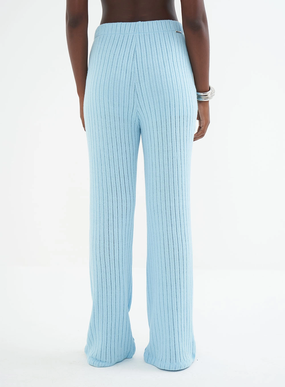 Calça Feminina Comfort Canelada Azul