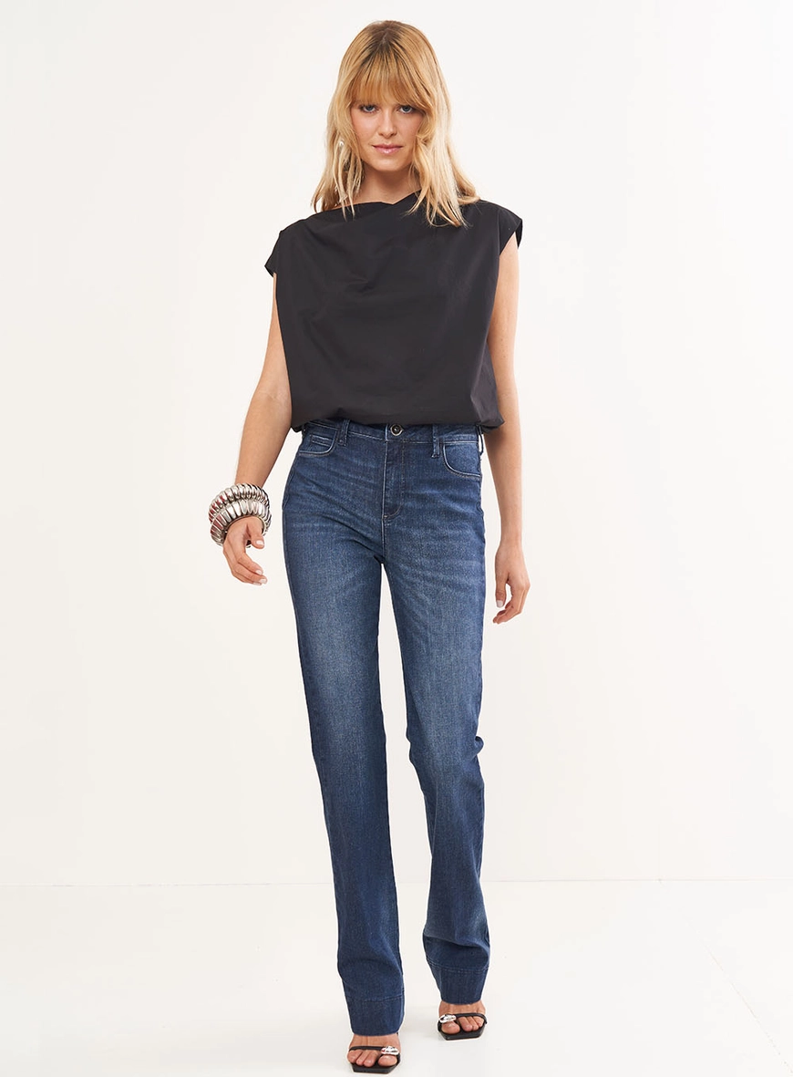 Calça Jeans Feminina Reta - Bia