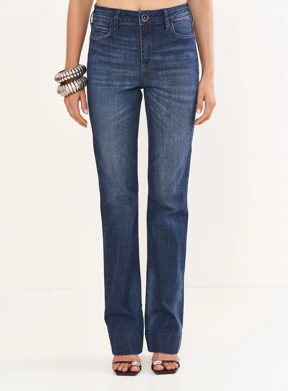 Calça Jeans Feminina Reta - Bia Índigo