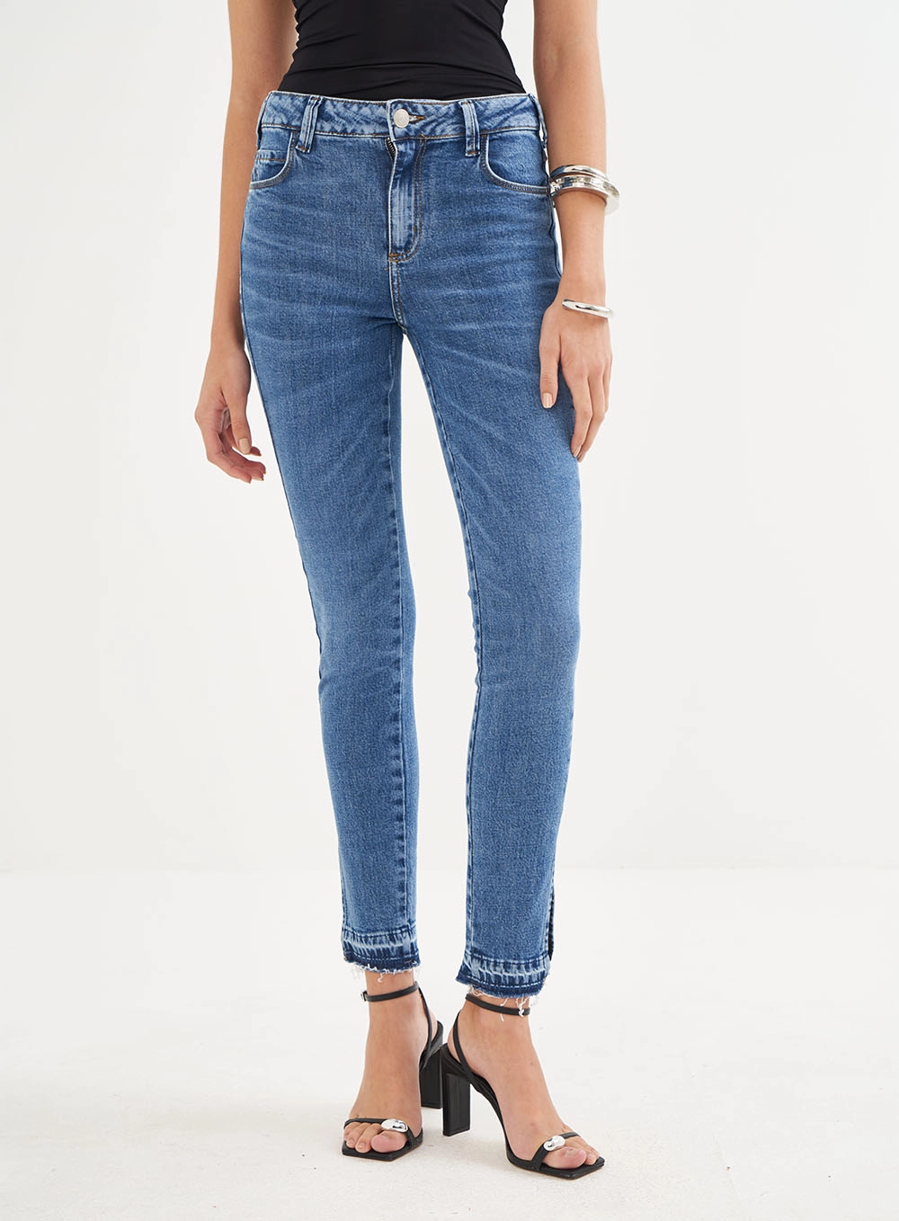Calça Jeans Bia Justa Índigo