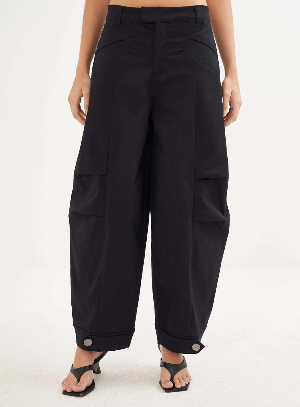 Calça Feminina Alfaiataria Ampla - Jade Preto