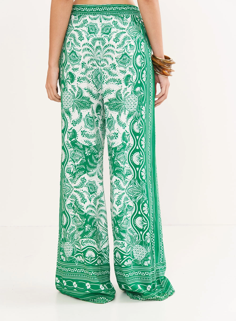 Calça Estampada Ampla Estampados