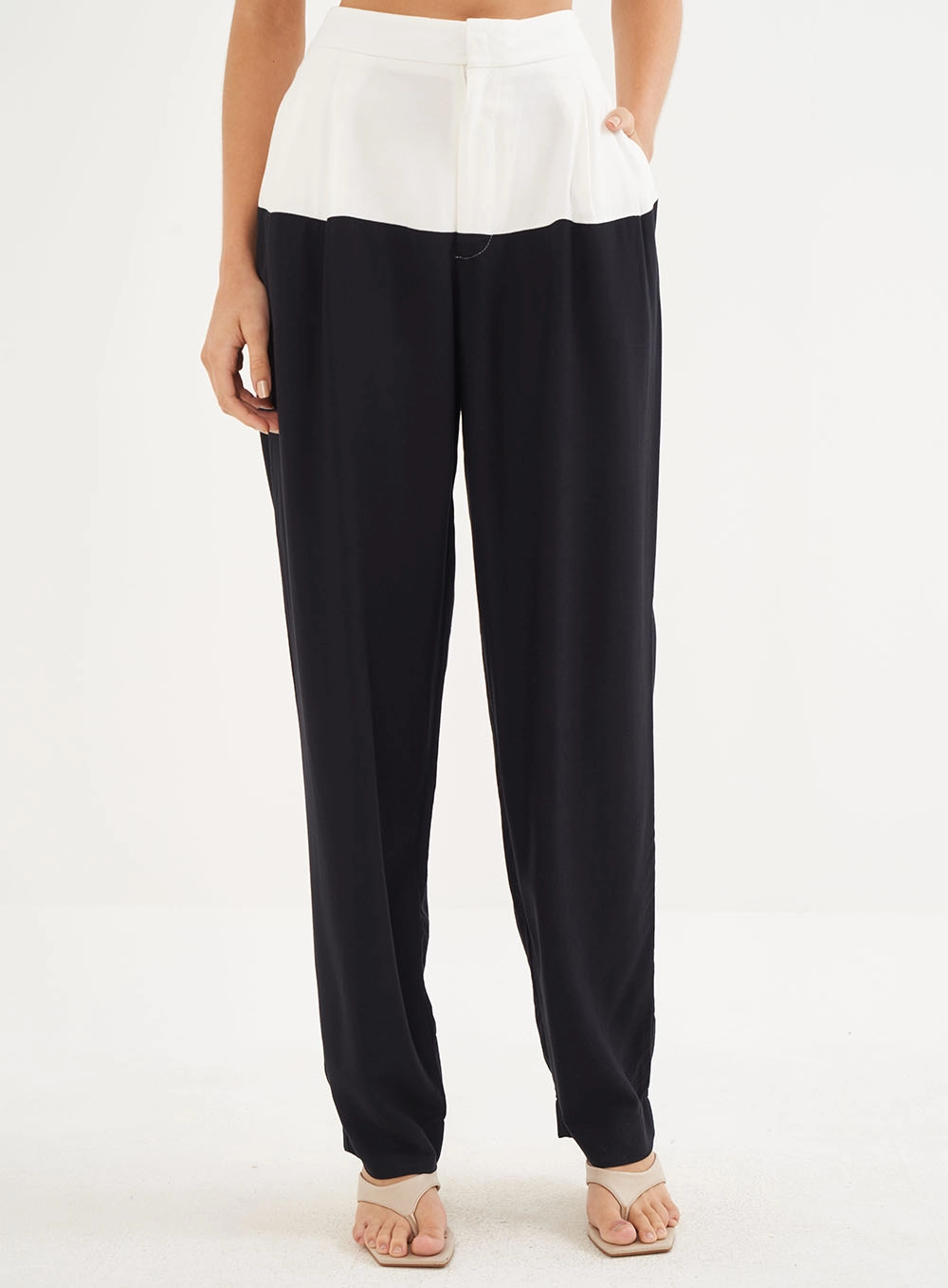 Calça Feminina Duo Color Preto