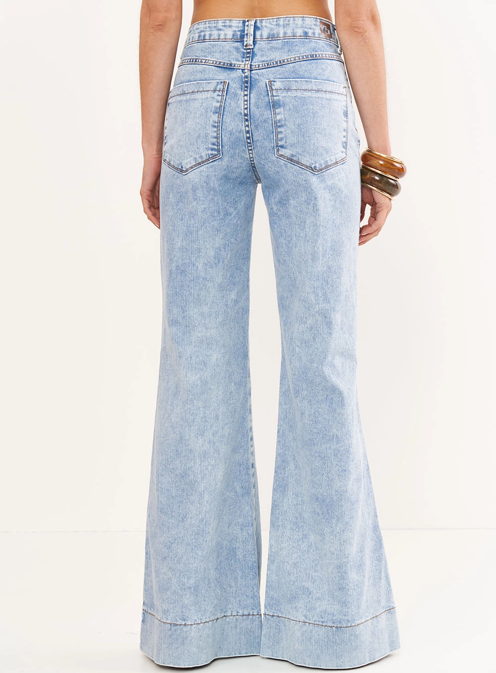 Calça Jeans Feminina  Boot Cut - Bruna Índigo