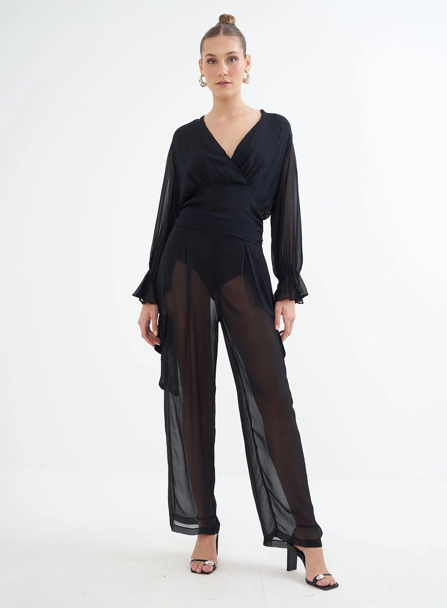 Calça Feminina Cargo Em Tule - Riviera