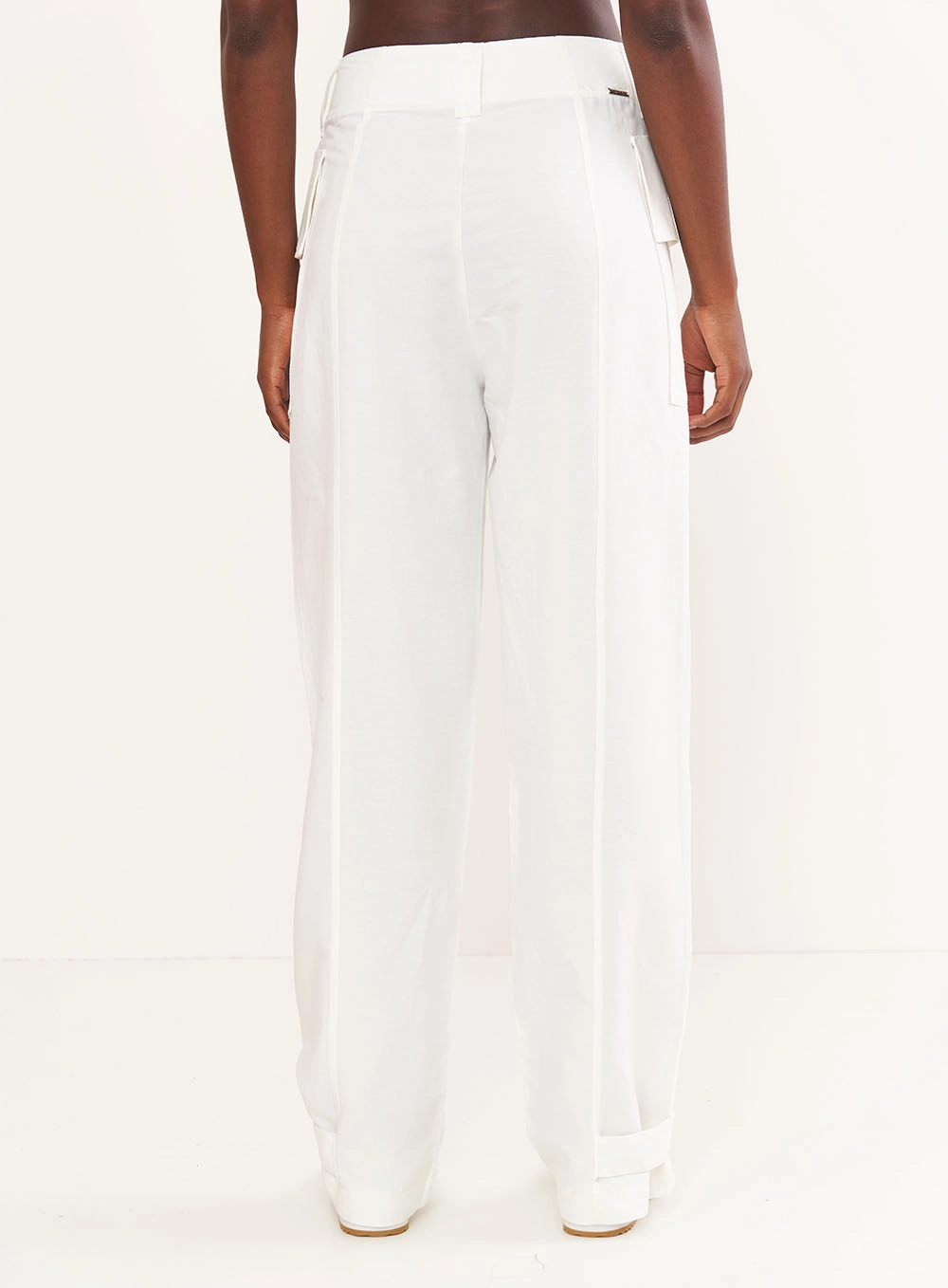 Calça Alfaiataria Com Bolsos Linho – Riviera Off Shell