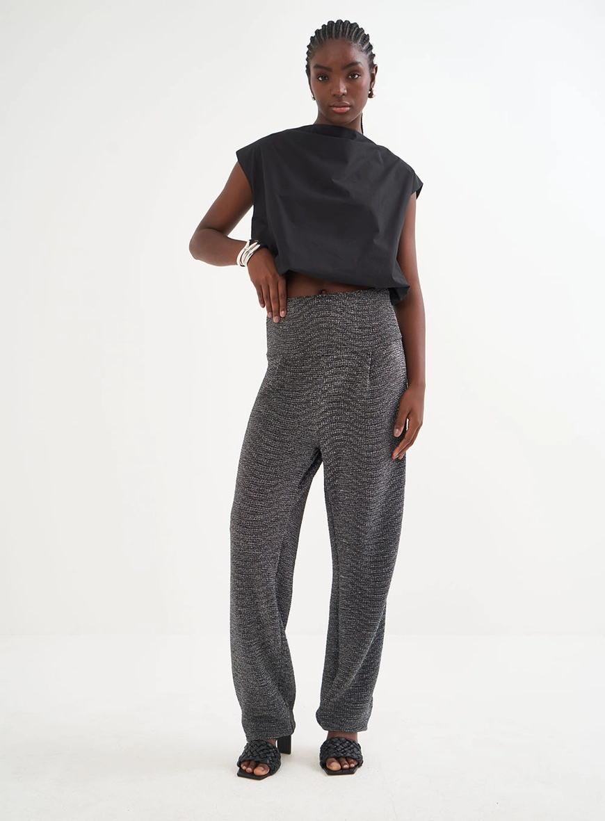 Calça Feminina Metalizada Comfort