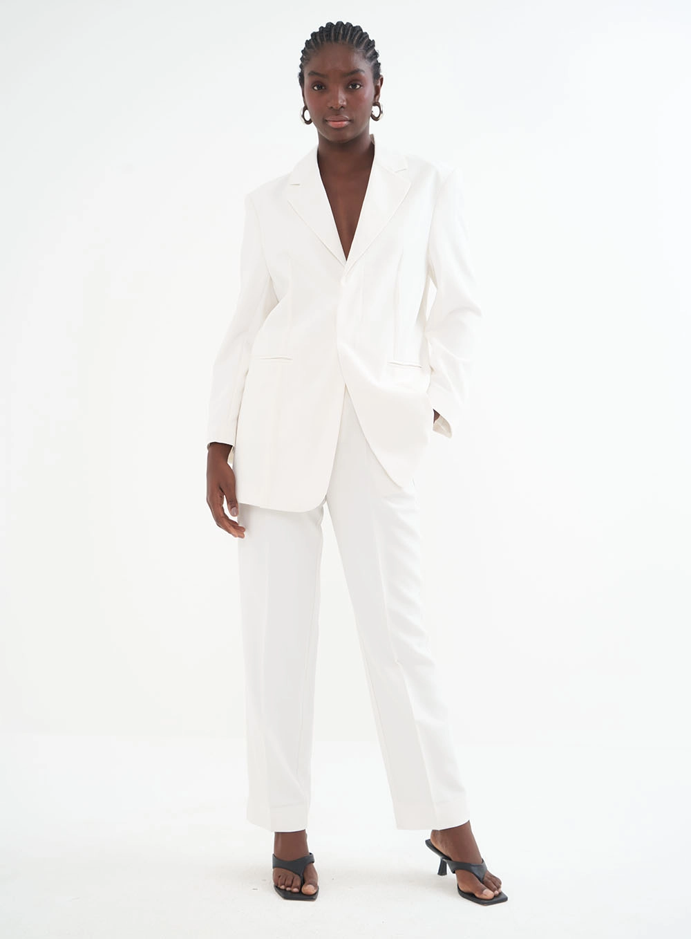 Calça Feminina Com Cinto Joana Off Shell