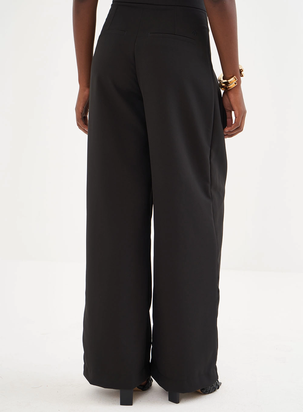 Calça Feminina Alfaiataria Com Pregas - Joana Preto