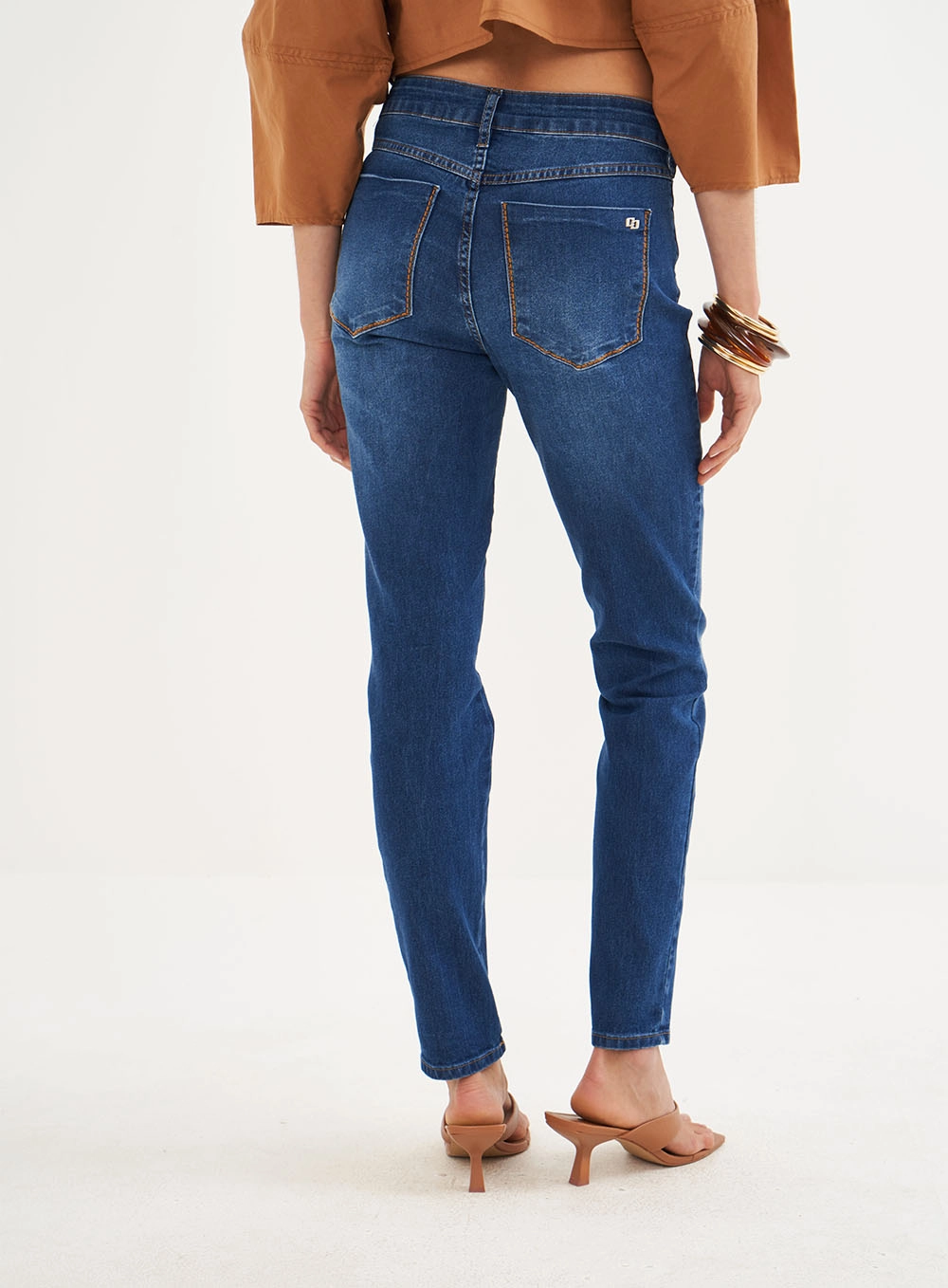 Calça Feminina Jeans Reta - Bia Índigo