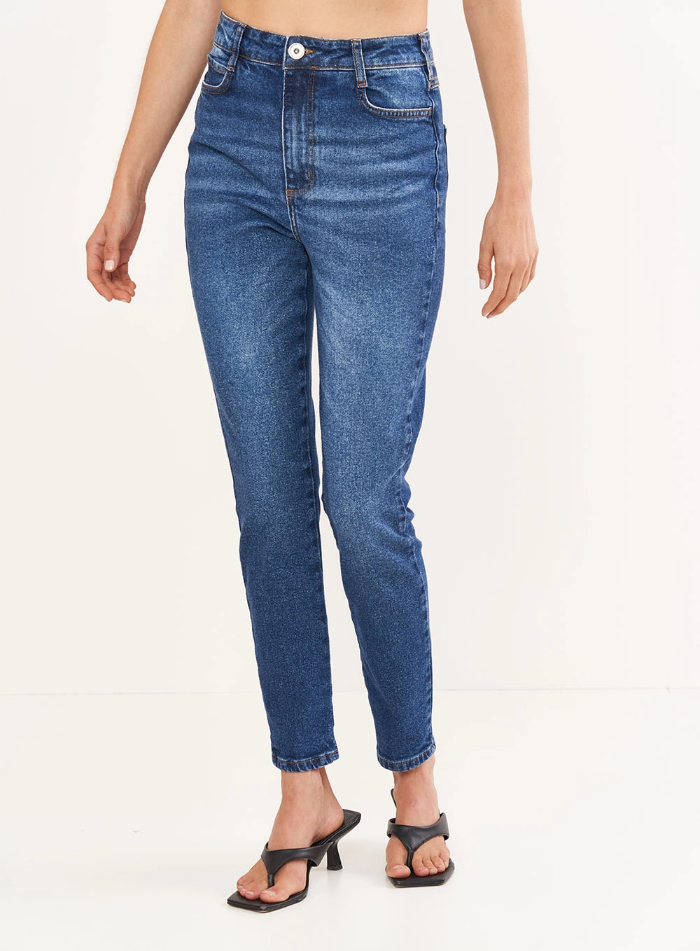 Calça Feminina Jeans Stretch - Bruna Índigo