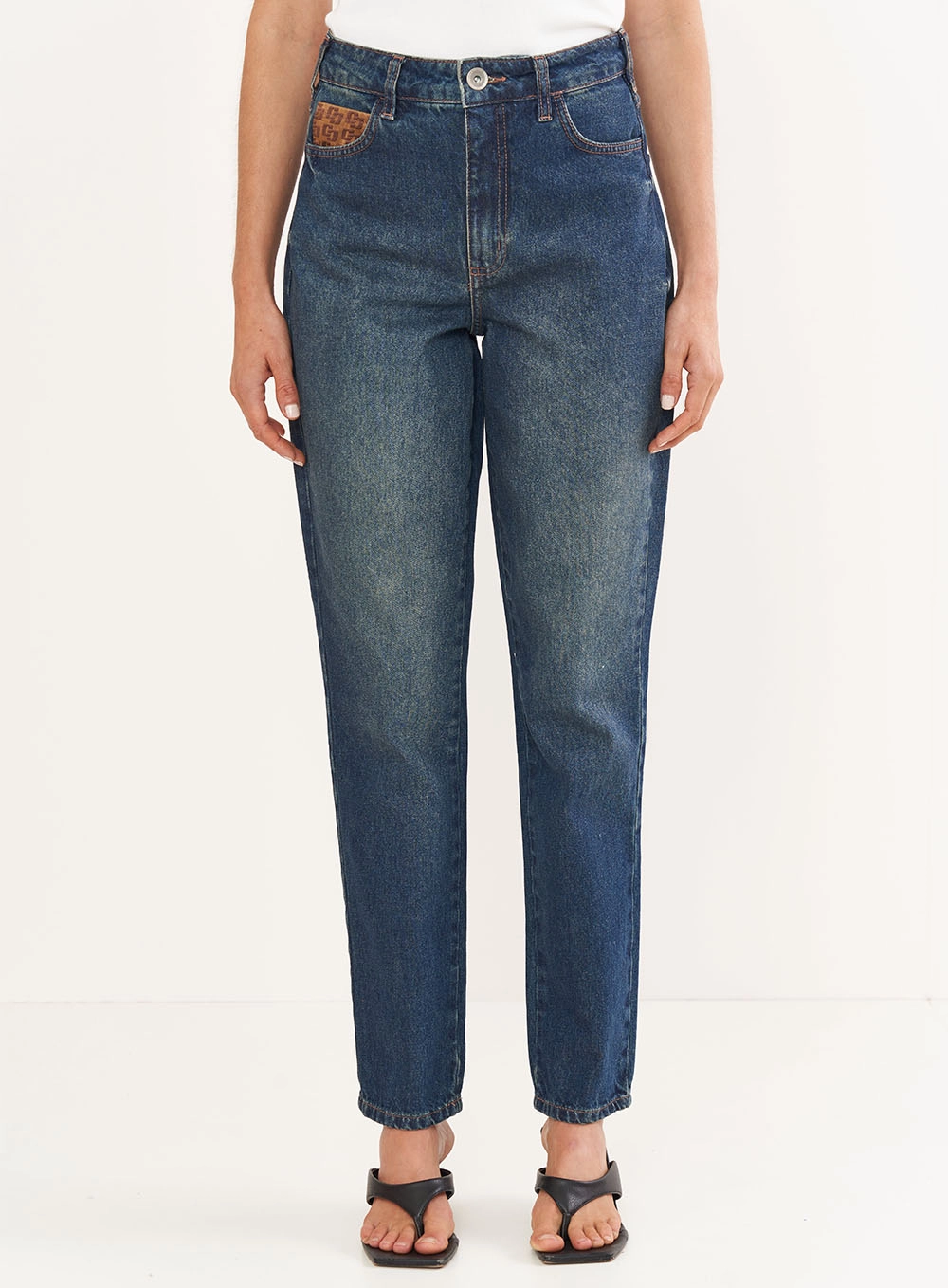 Calça Feminina Jeans Reta - Bruna Índigo