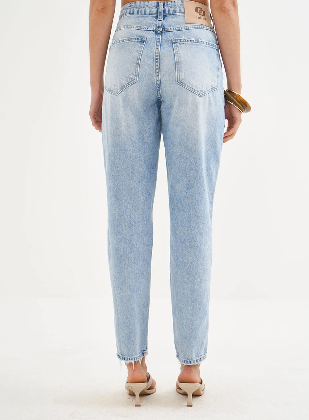 Calça Feminina Jeans Reta -  Bruna Índigo