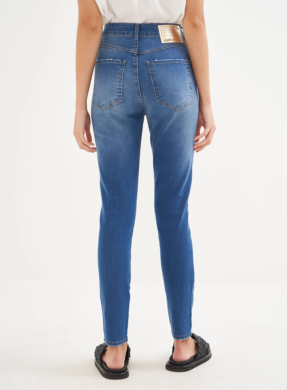 Calça Feminina Jeans Stretch -  Bruna Índigo