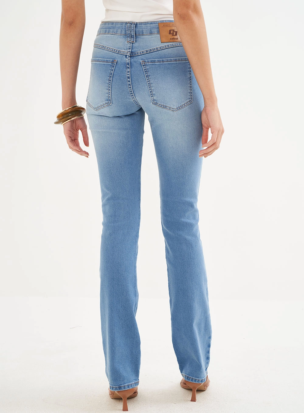 Calça Feminina Jeans Reta - Bia Índigo